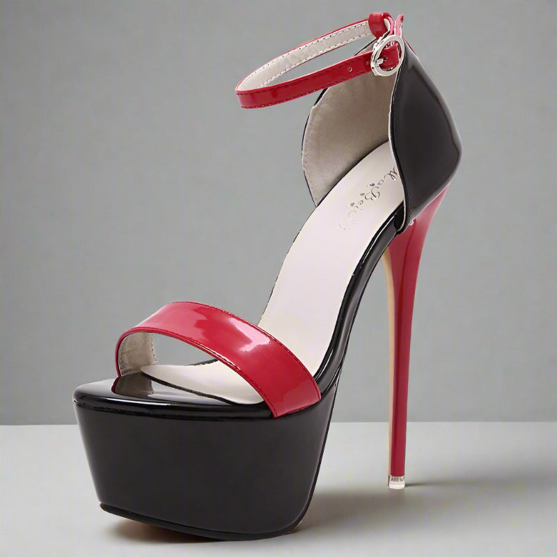 Heelsluxxx Black and red / 34 high heels Skyline Obedience