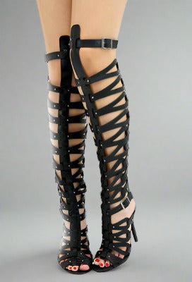 Heelsluxxx Black / 35 Roman Empire